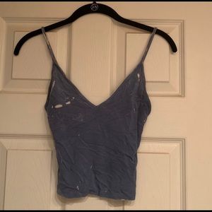 Brandy Melville Bleach Splattered Tank